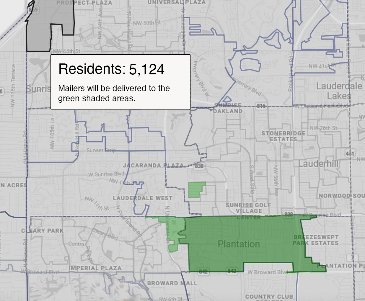 Plantation Local Business Spotlight Mailer Deposit